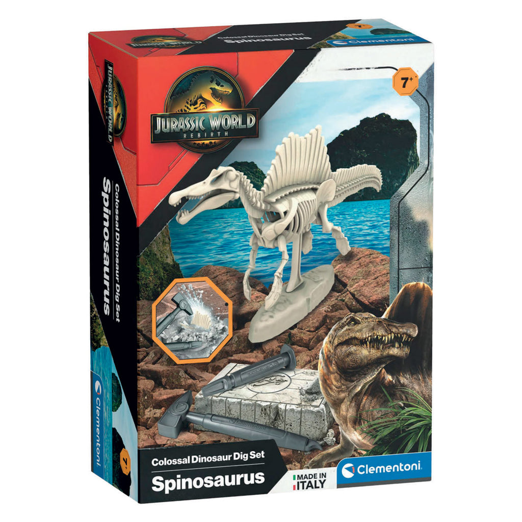 Clementoni - wetenschap & spel jurassic world spinosaurus uitgraafset