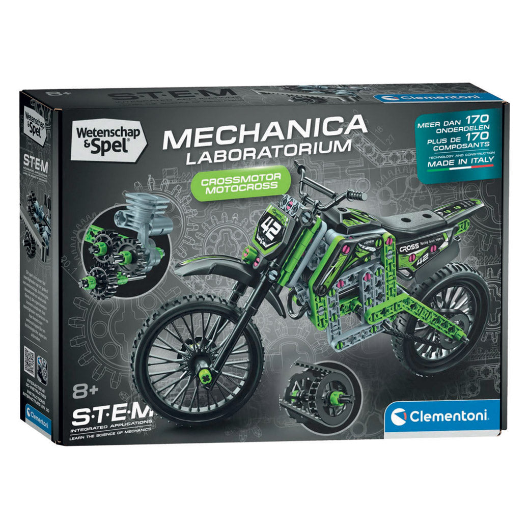 Clementoni - wetenschap & spel crossmotor - 170+ dlg.