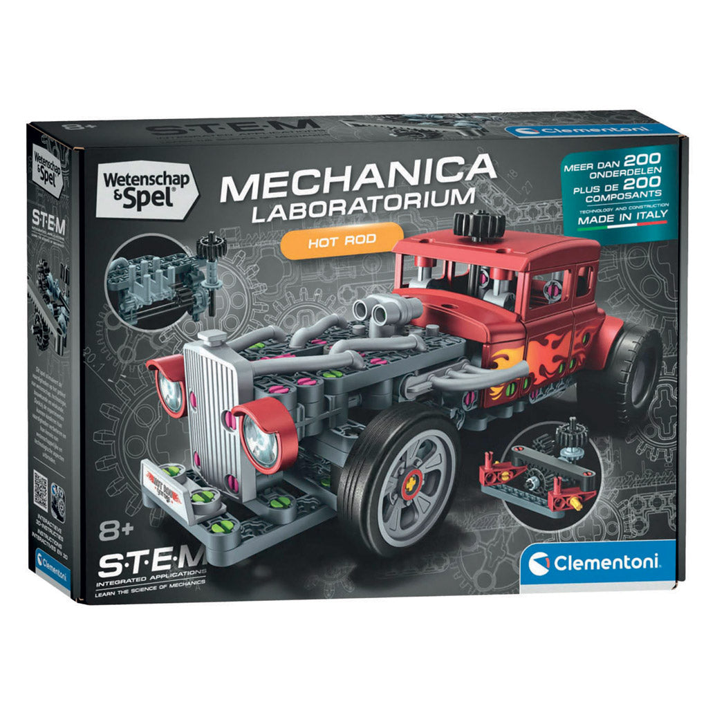 Clementoni - wetenschap & spel hot rod - 200+ dlg.