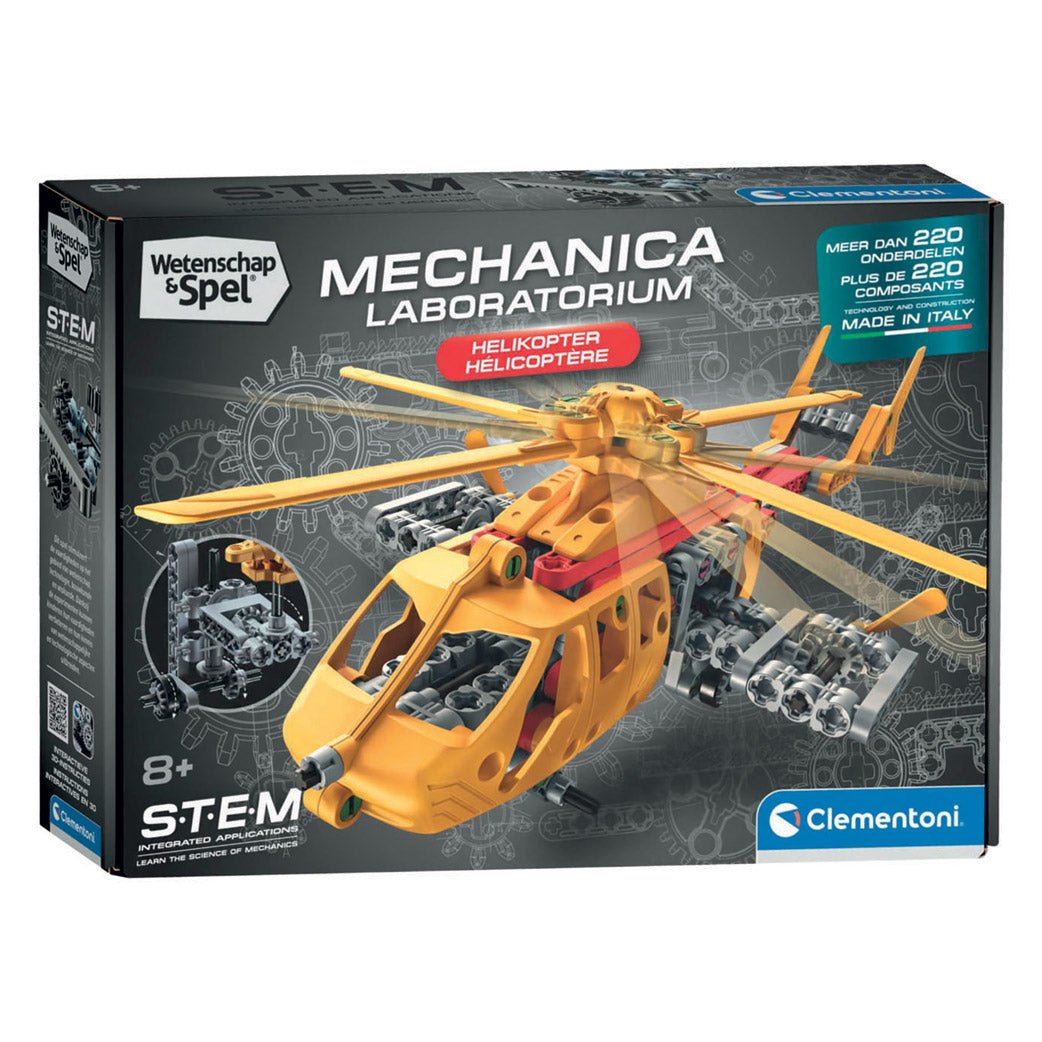 Clementoni - wetenschap & spel helikopter - 220+ dlg.