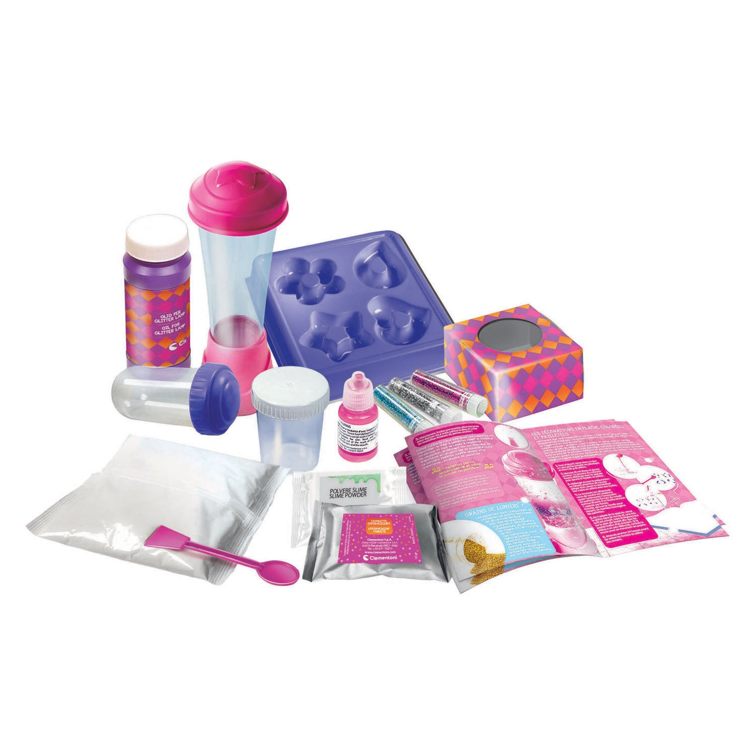 Clementoni - wetenschap & spel slime- en glitterexperimenten