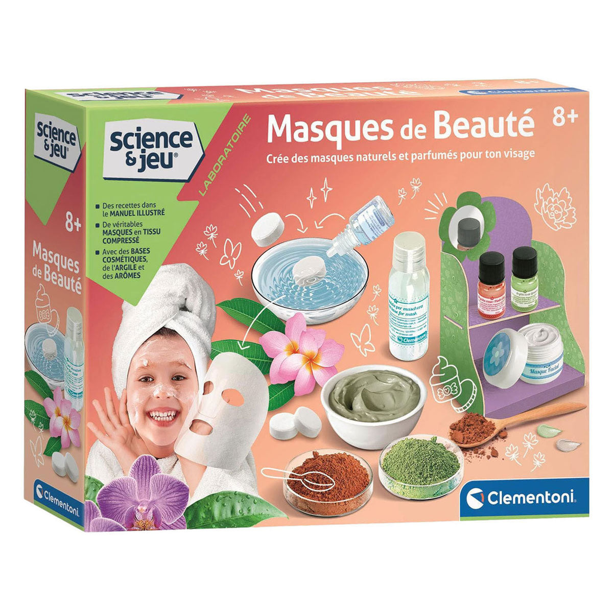 Clementoni - wetenschap & spel - gezichtsmaskers maken