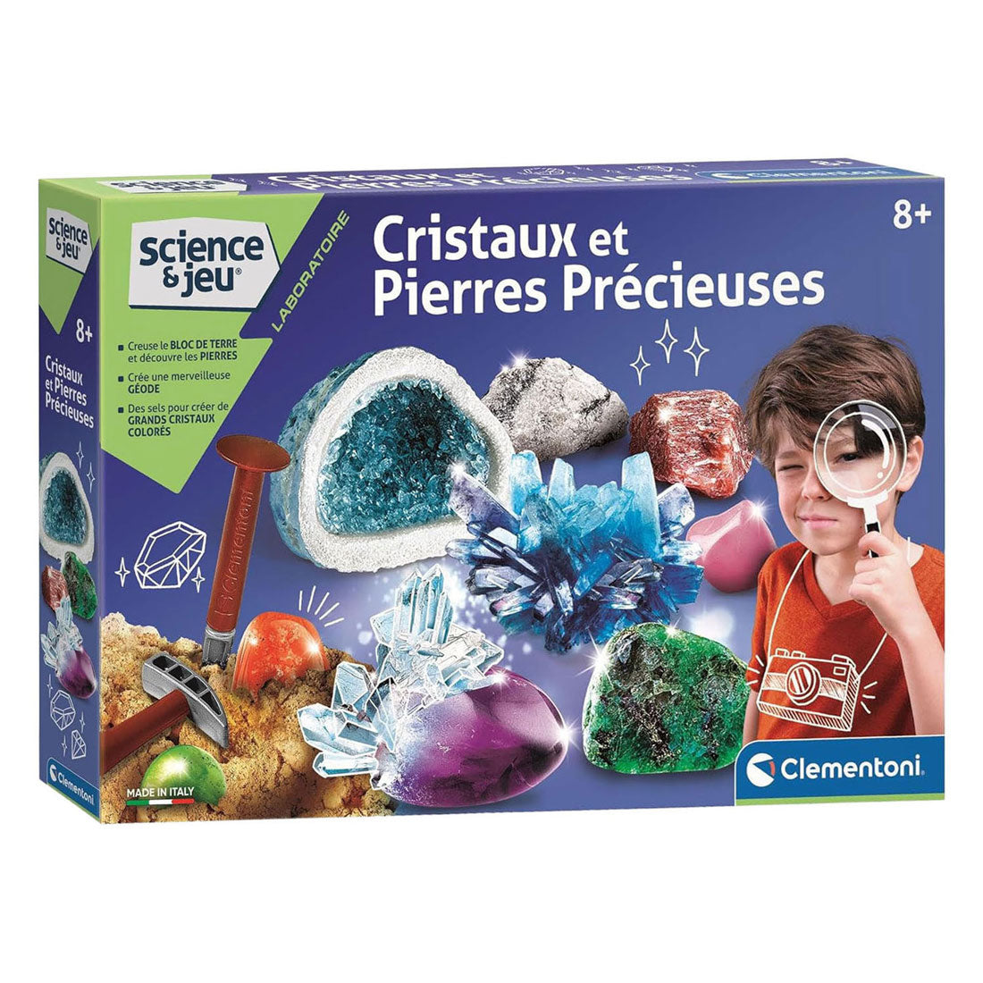 Clementoni wetenschap spel kristallen en edelstenen laboratorium