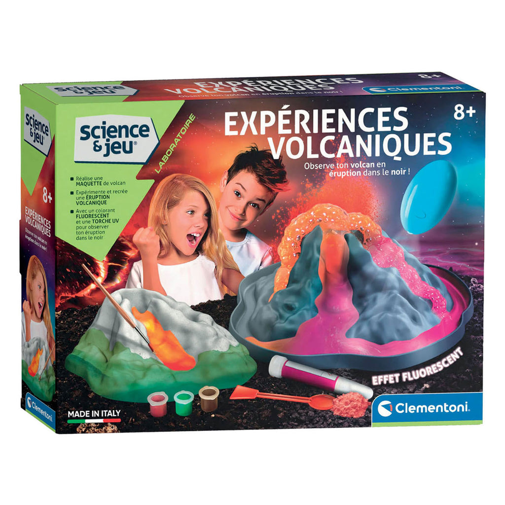 Clementoni - wetenschap & spel - glow in the dark vulkaan