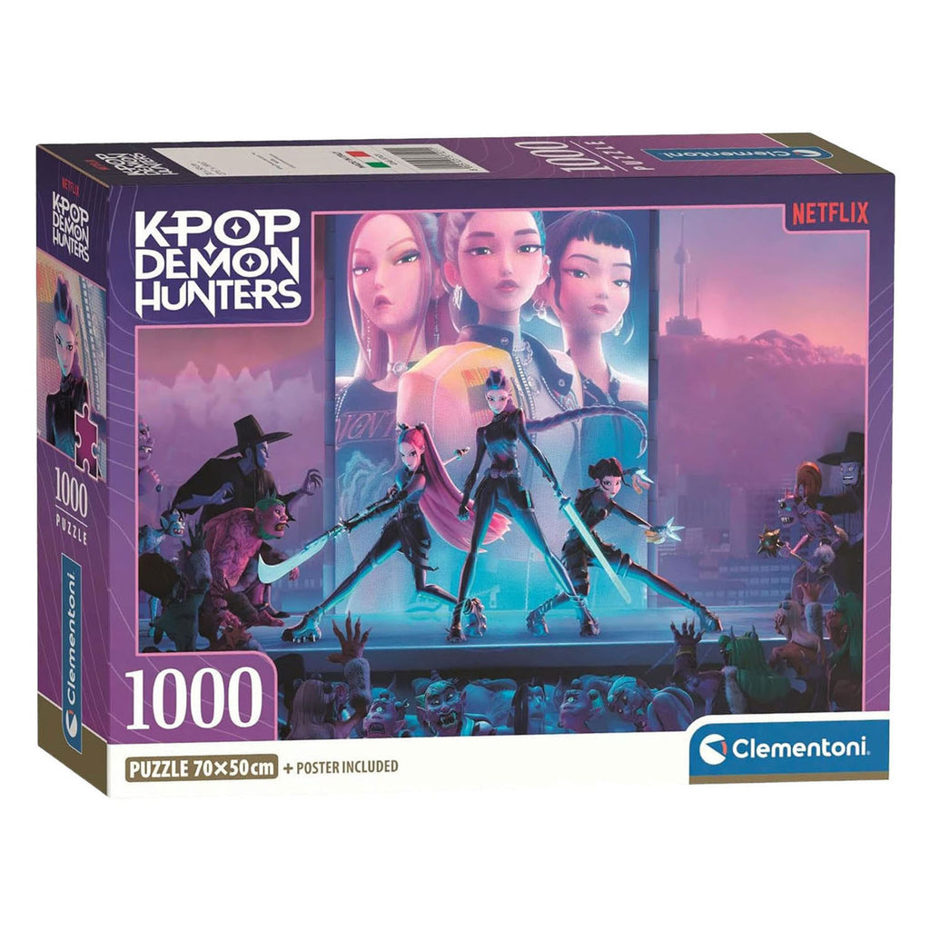 Clementoni - legpuzzel kpop demon hunters - 1000st.