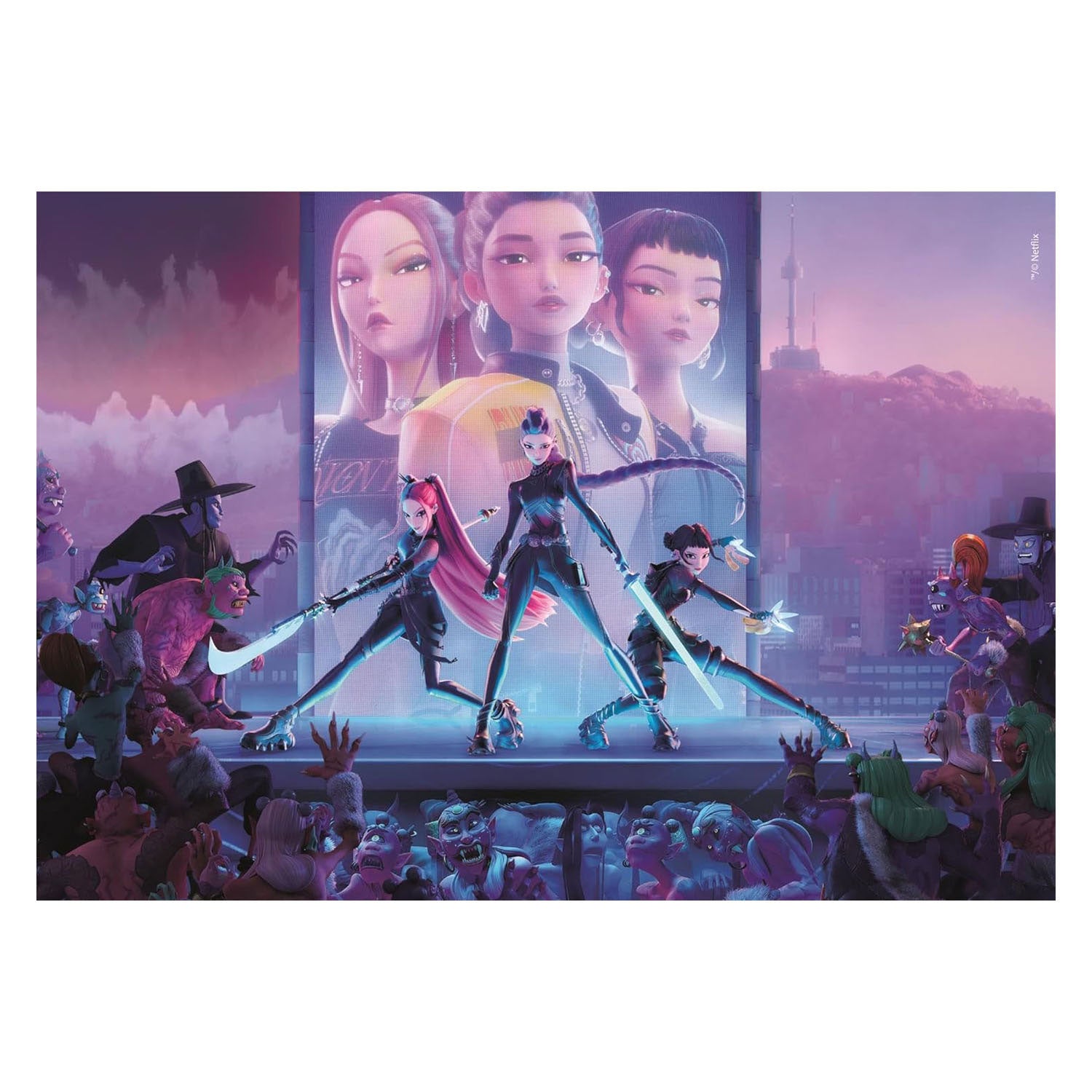 Clementoni legpuzzel kpop demon hunters - 1000st.