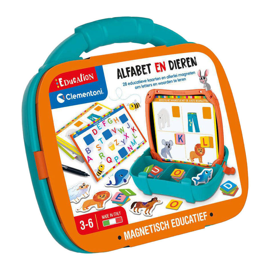 Clementoni - education magentische koffer alfabet en dieren