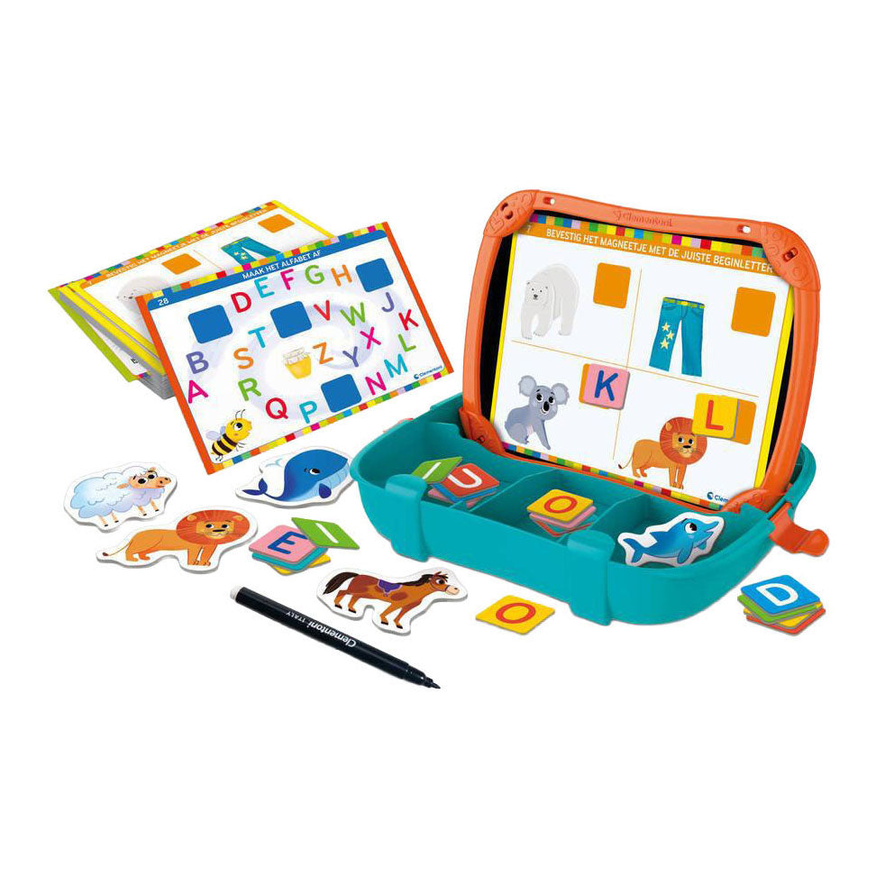 Clementoni - education magentische koffer alfabet en dieren