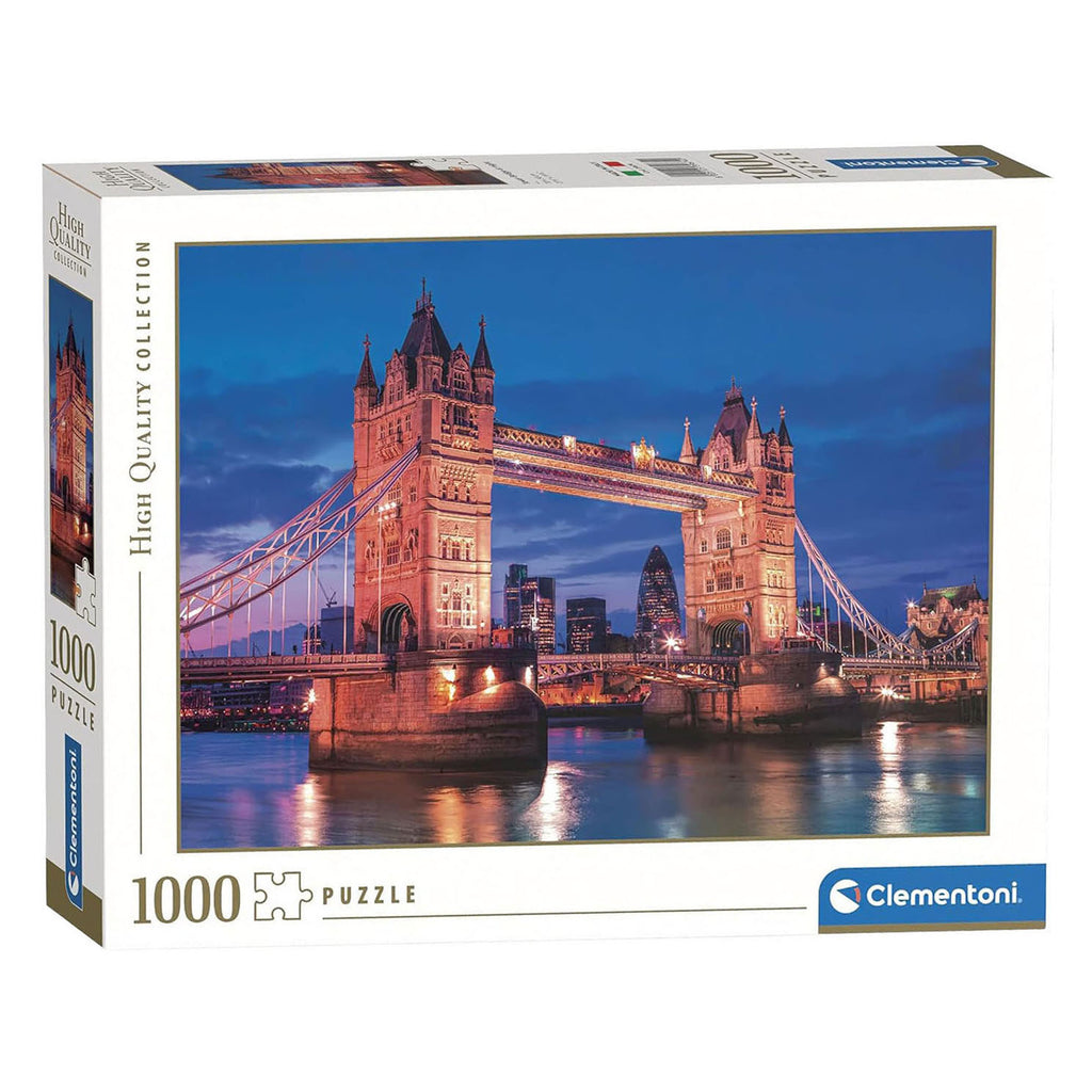Clementoni - legpuzzel tower bridge bij nacht - 1000st.