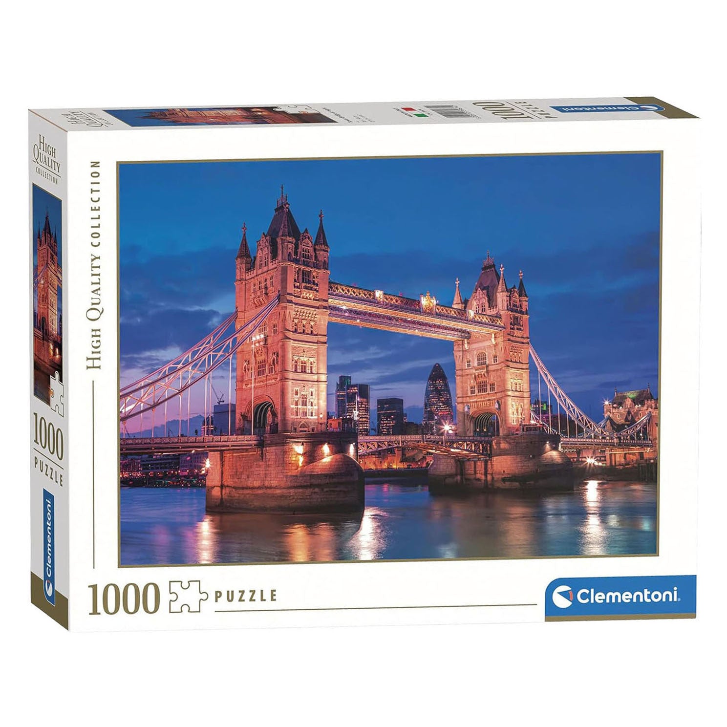 Clementoni - legpuzzel tower bridge bij nacht - 1000st.