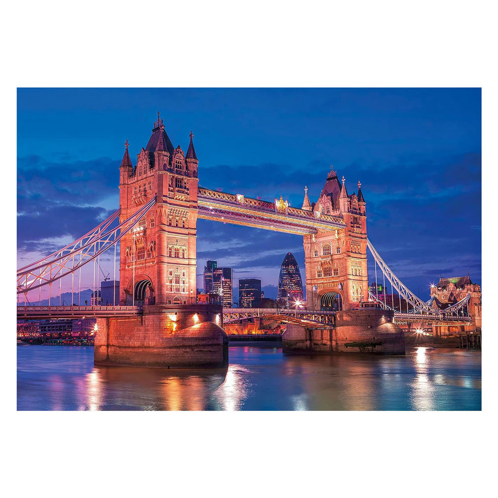 Clementoni - legpuzzel tower bridge bij nacht - 1000st.