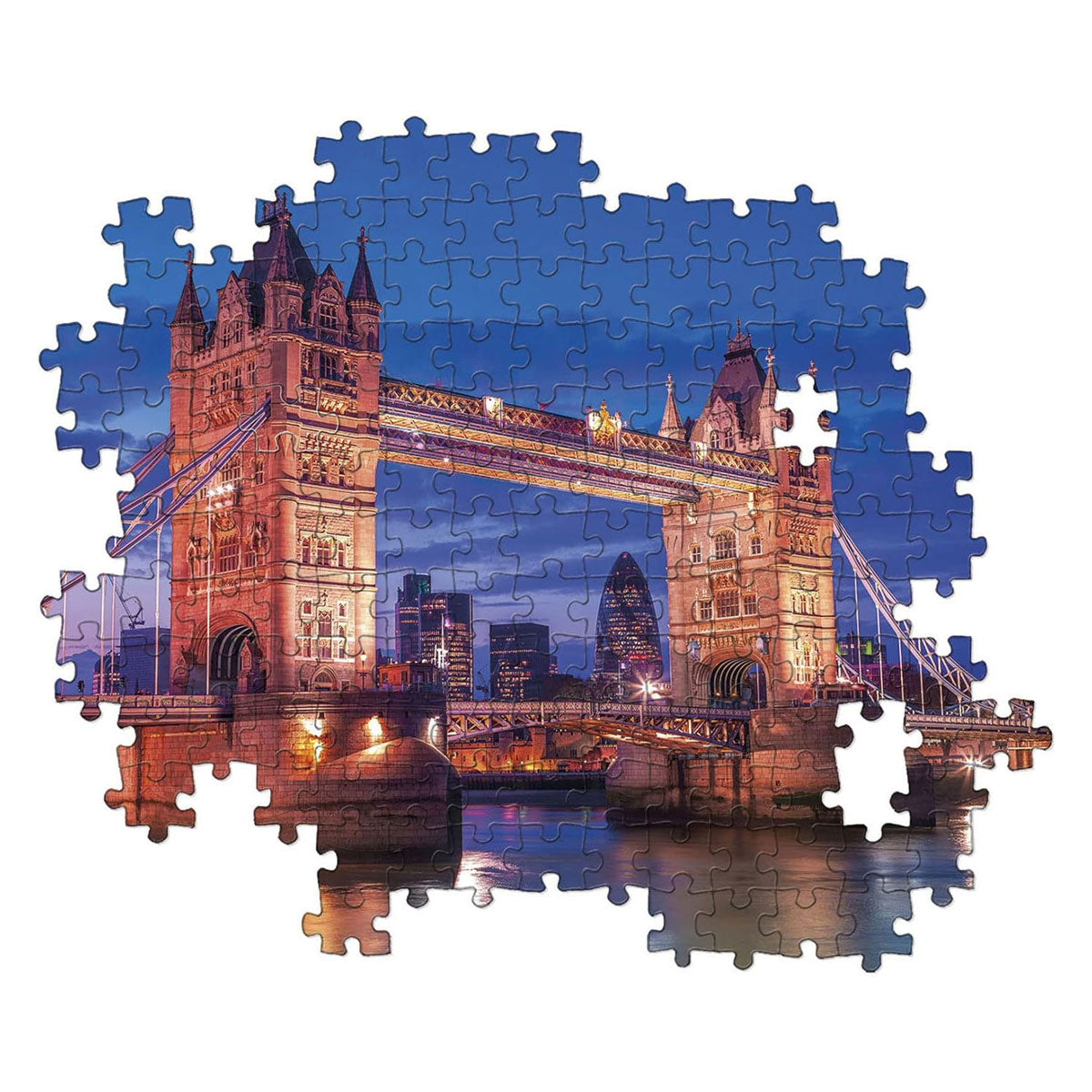 Clementoni - legpuzzel tower bridge bij nacht - 1000st.