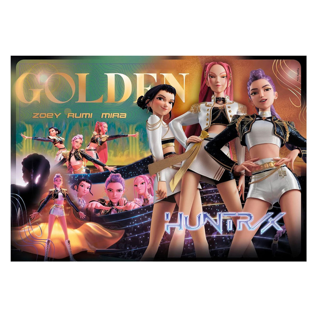 Clementoni - K-pop demon hunters puzzel 1000 stukjes van compact - kpop huntrix - k pop legpuzzel hobby cadeau voor kinderen vanaf 6 jaar