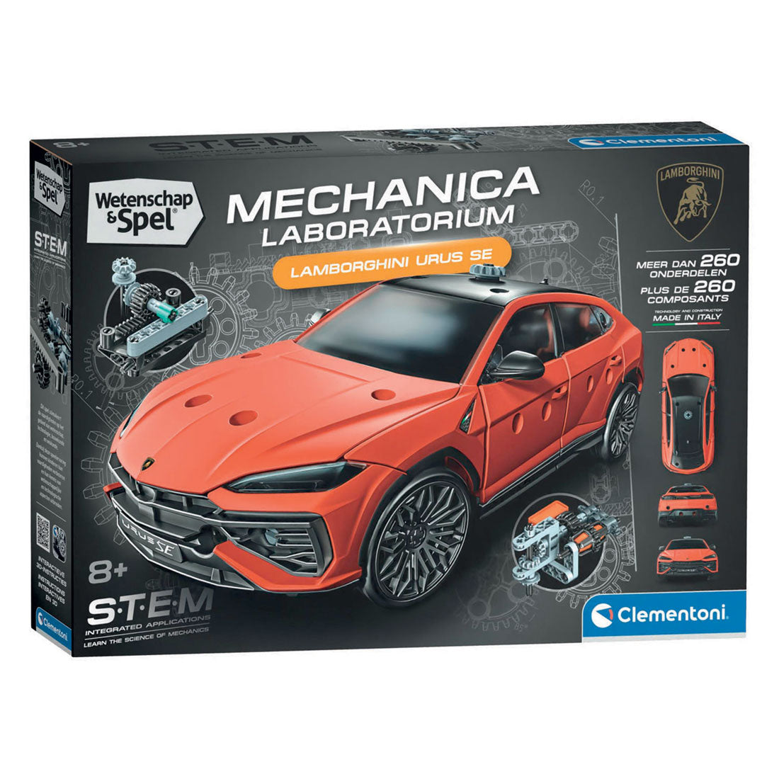 Clementoni - wetenschap & spel lamborghini urus - 260dlg.