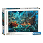 Clementoni - legpuzzel piraten strijd - 6000st.