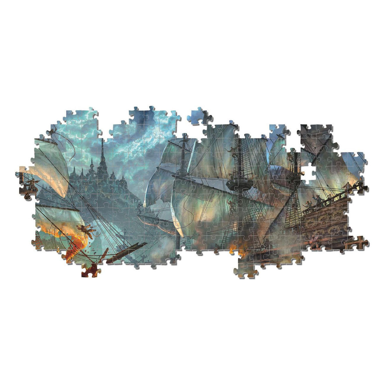Clementoni - legpuzzel piraten strijd - 6000st.