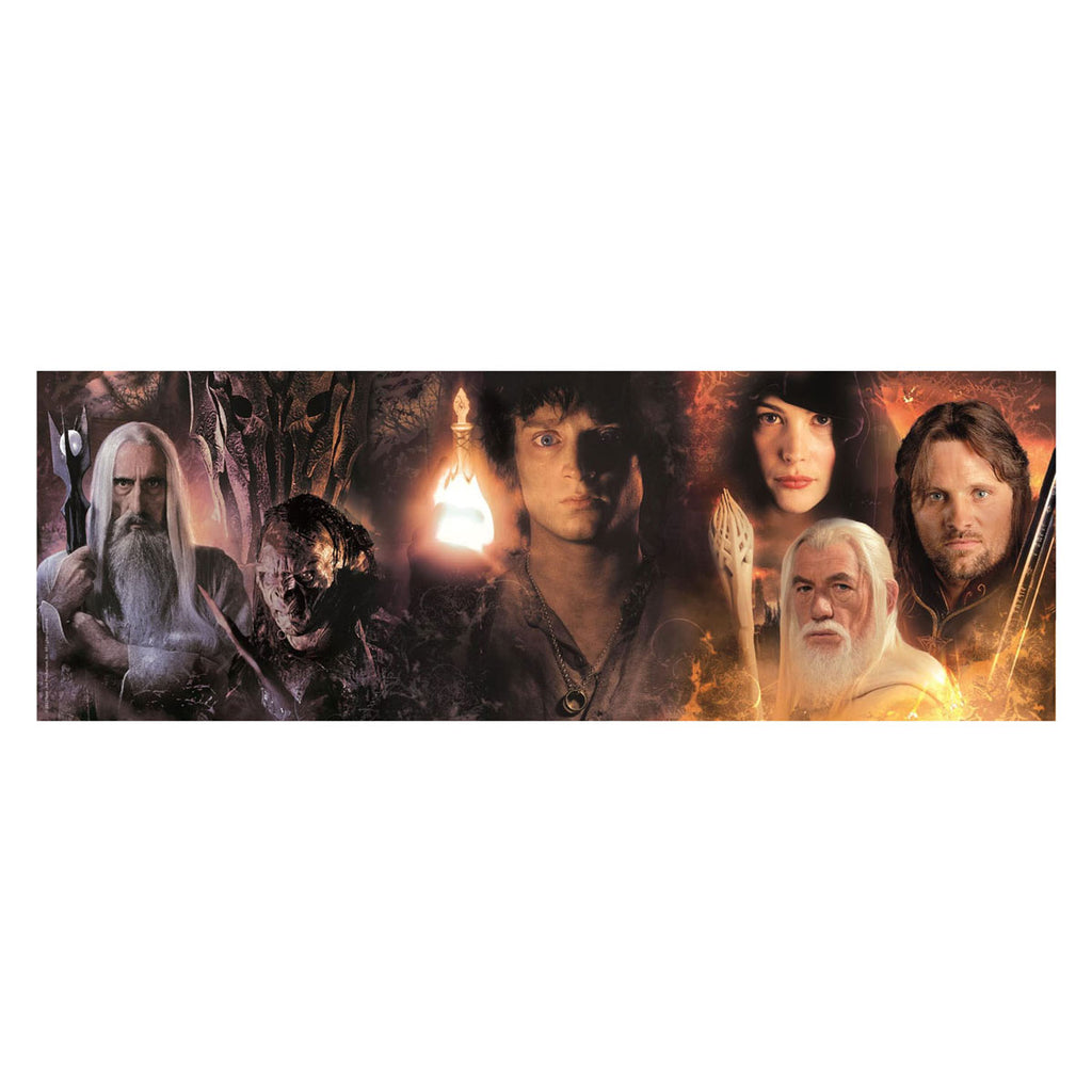 Clementoni - legpuzzel the lord of the rings panorama - 1000st.