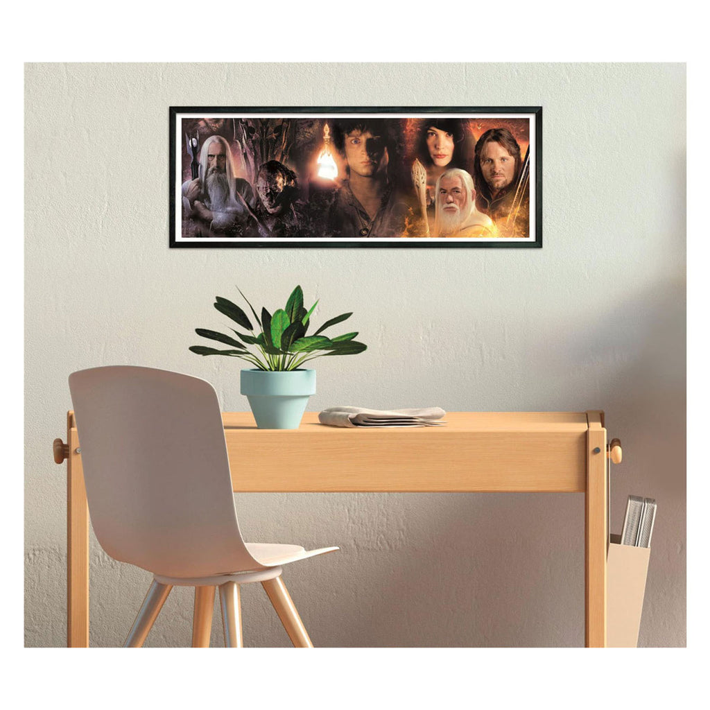 Clementoni - legpuzzel the lord of the rings panorama - 1000st.