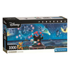 Clementoni - legpuzzel mickey en minnie panorama - 1000st.
