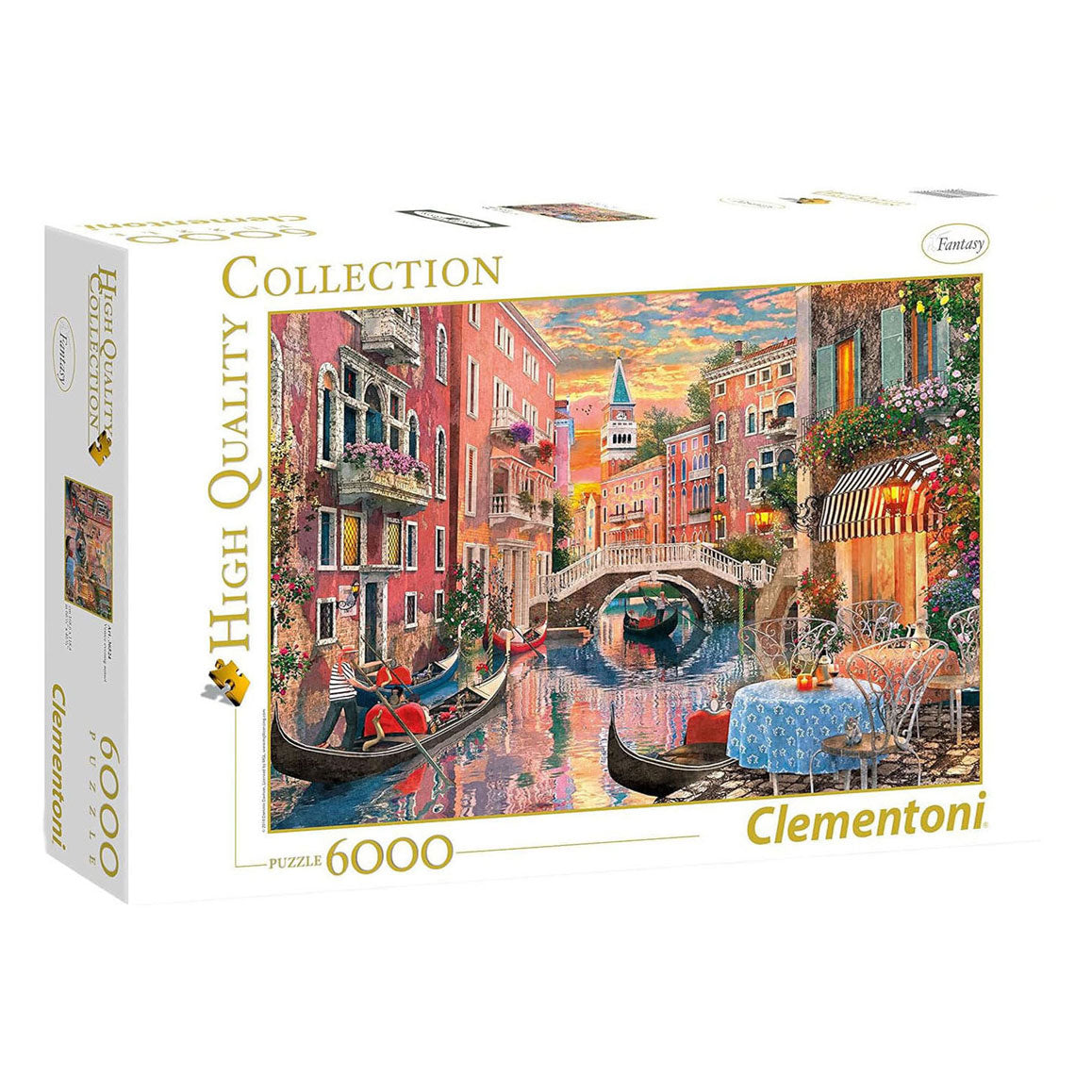 Clementoni - legpuzzel venetie zonsondergang - 6000st.