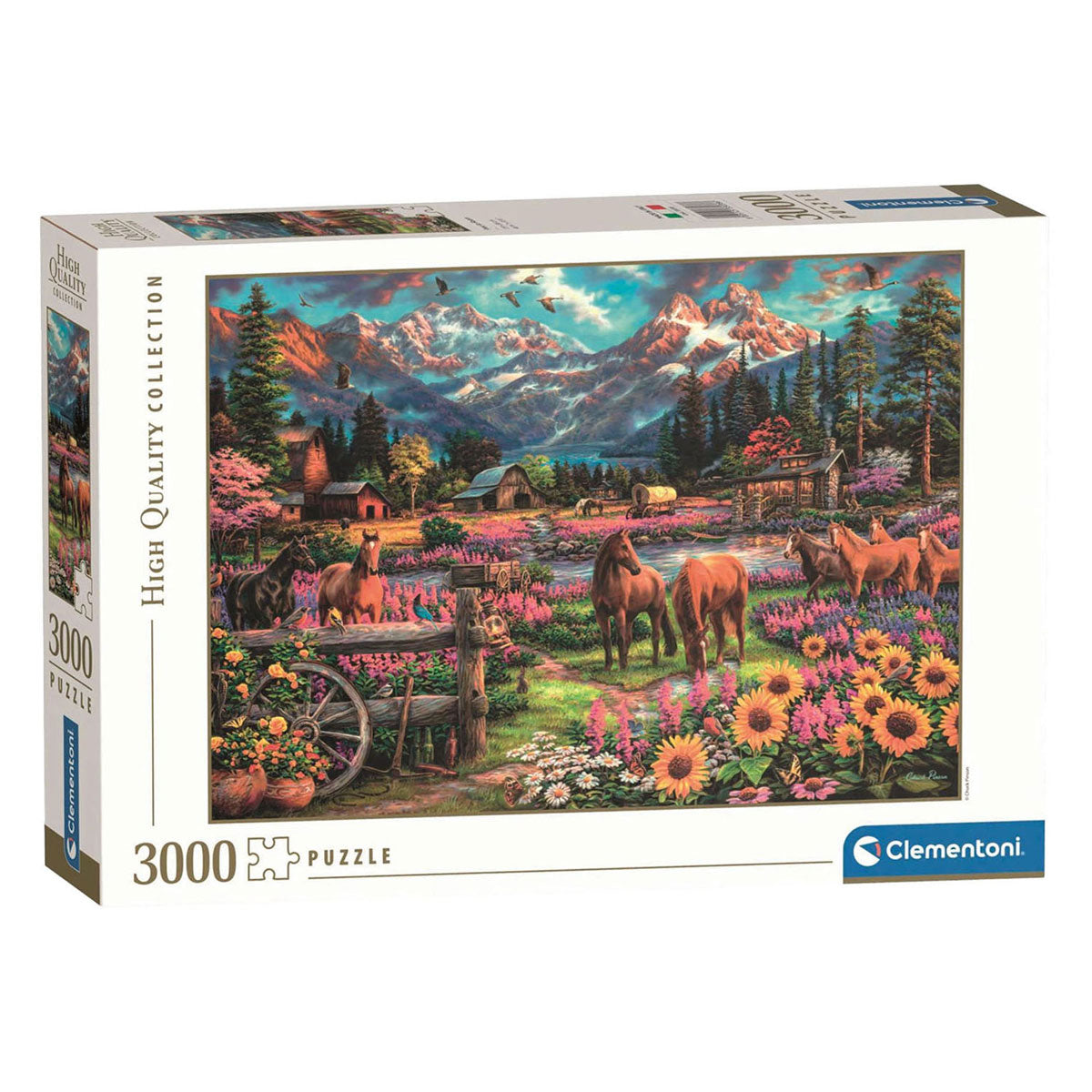 Clementoni - legpuzzel vrij om te grazen - 3000st.