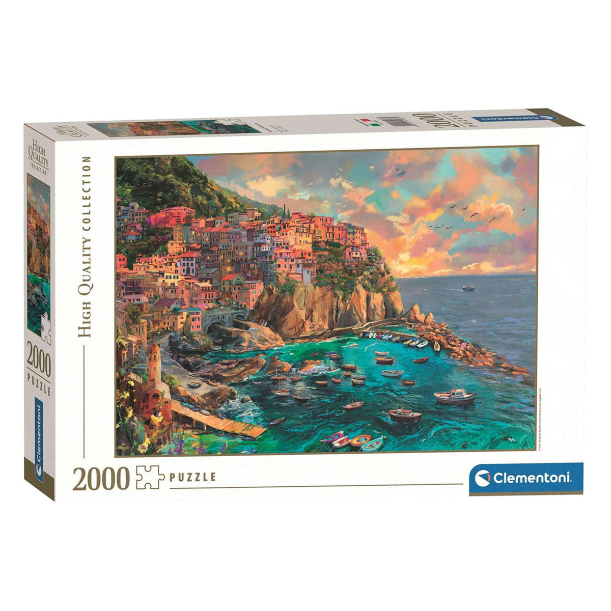 Clementoni - legpuzzel geschilderd manarola - 2000st.