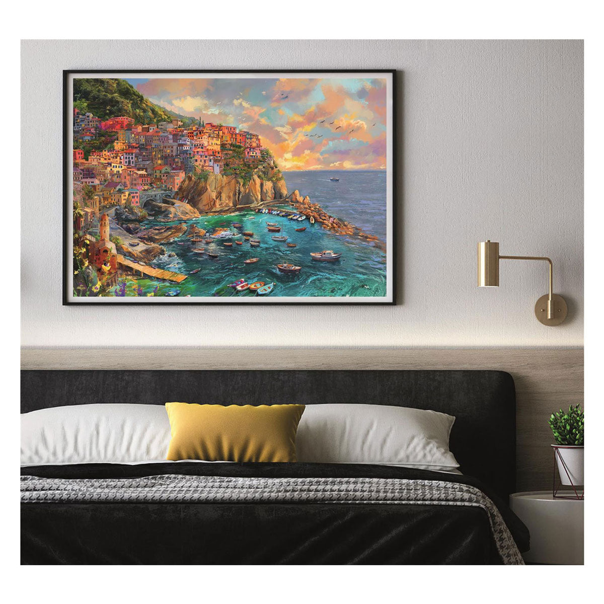 Clementoni - legpuzzel geschilderd manarola - 2000st.