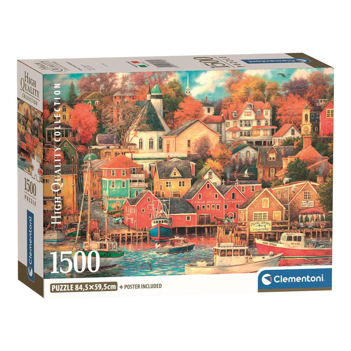 Clementoni - legpuzzel goede tijden haven - 1500st.