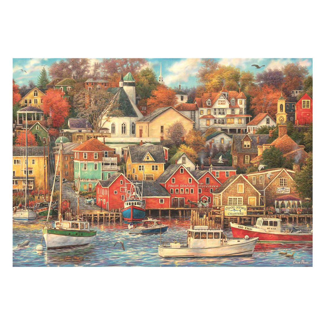 Clementoni legpuzzel goede tijden haven - 1500st.