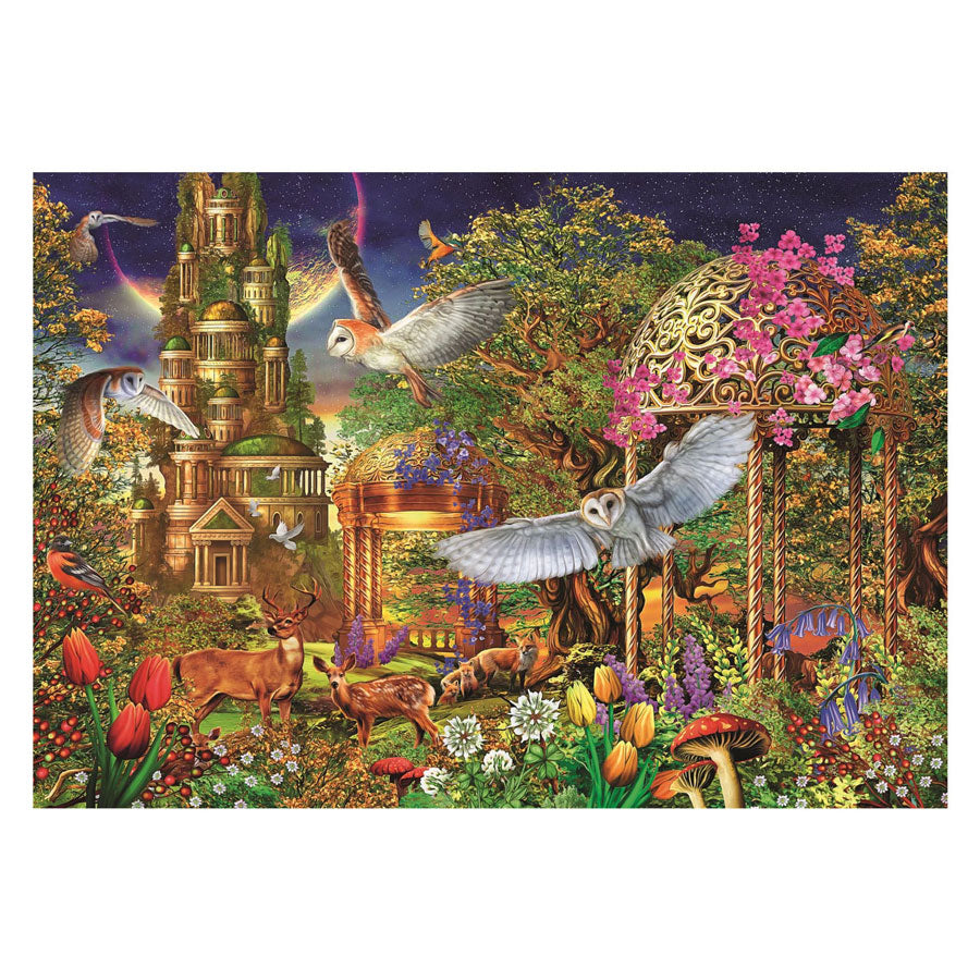 Clementoni - legpuzzel woodland fantasy garden - 1500st.