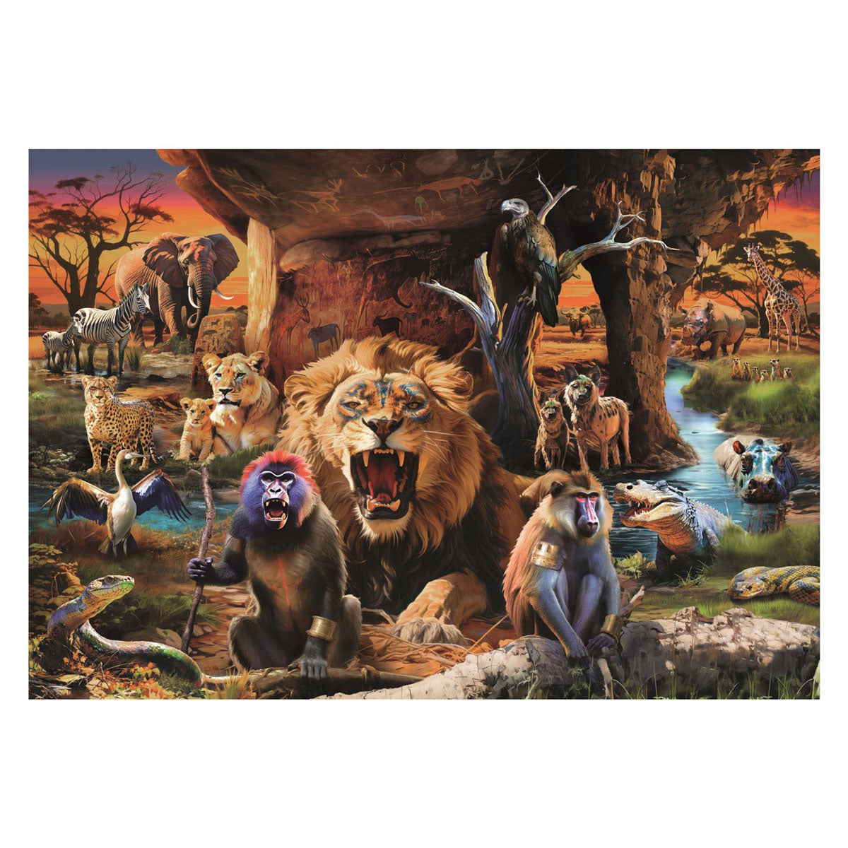 Clementoni - legpuzzel the tribal society - 1500st.