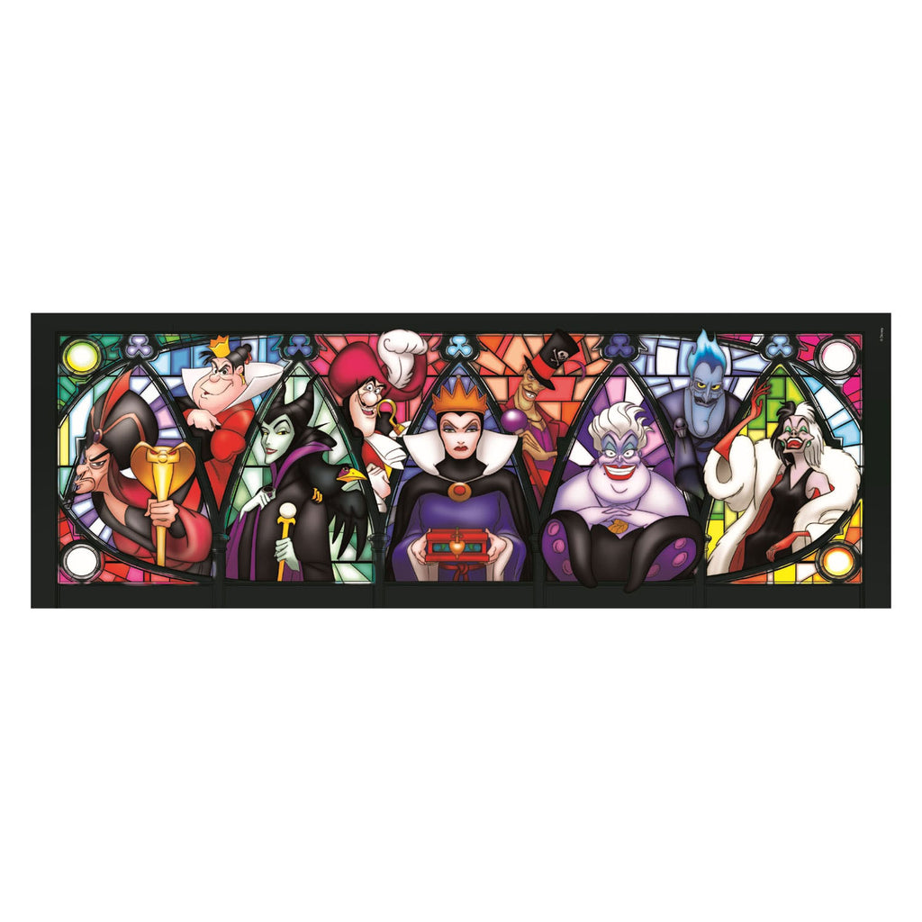 Clementoni - legpuzzel disney villains panorama - 1000st.