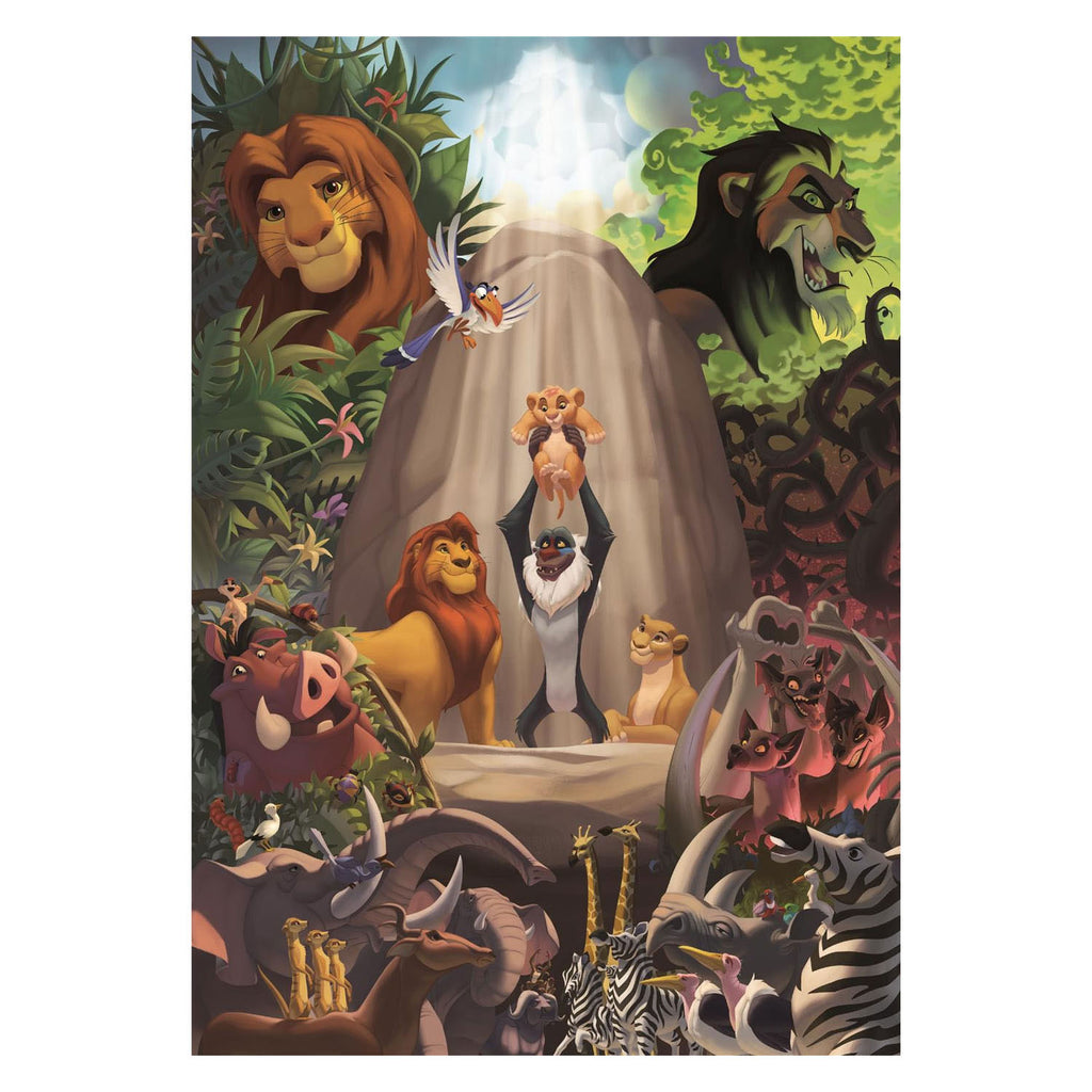 Clementoni - puzzel - the lion king - 1000 stukjes - inclusief poster