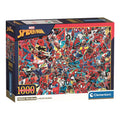 Clementoni - legpuzzel onmogelijke marvel spiderman - 1000st.
