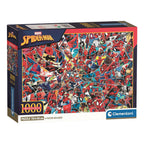 Clementoni - legpuzzel onmogelijke marvel spiderman - 1000st.