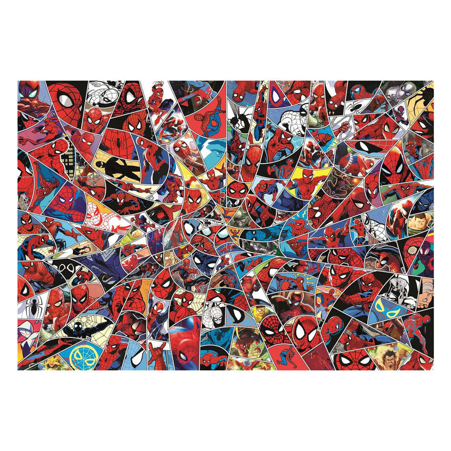 Clementoni - legpuzzel onmogelijke marvel spiderman - 1000st.