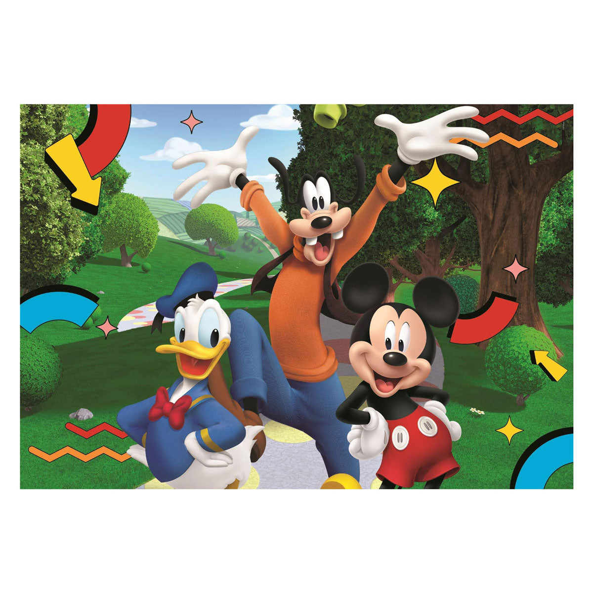 Clementoni - maxi legpuzzel mickey mouse club house - 104 stuks