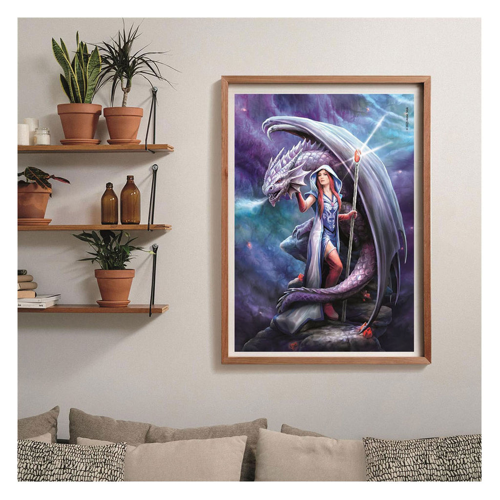 Clementoni legpuzzel anne stokes dragon mage - 1000st