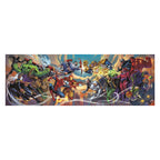 Clementoni legpuzzel marvel heroes vs villa panorama - 1000st.