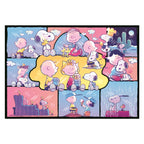 Clementoni - puzzel - 1000 stukjes - peanuts thema - compact box