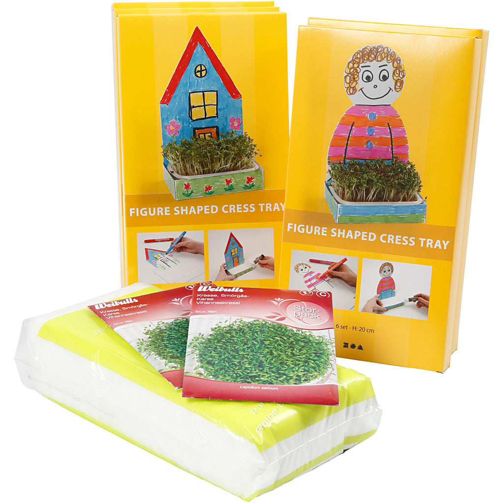 Creativ Company - Creativ Company Https://www.cchobby.nl/waterkersbakje-met-figuur-h-20-cm-wit-30-set-1-doos