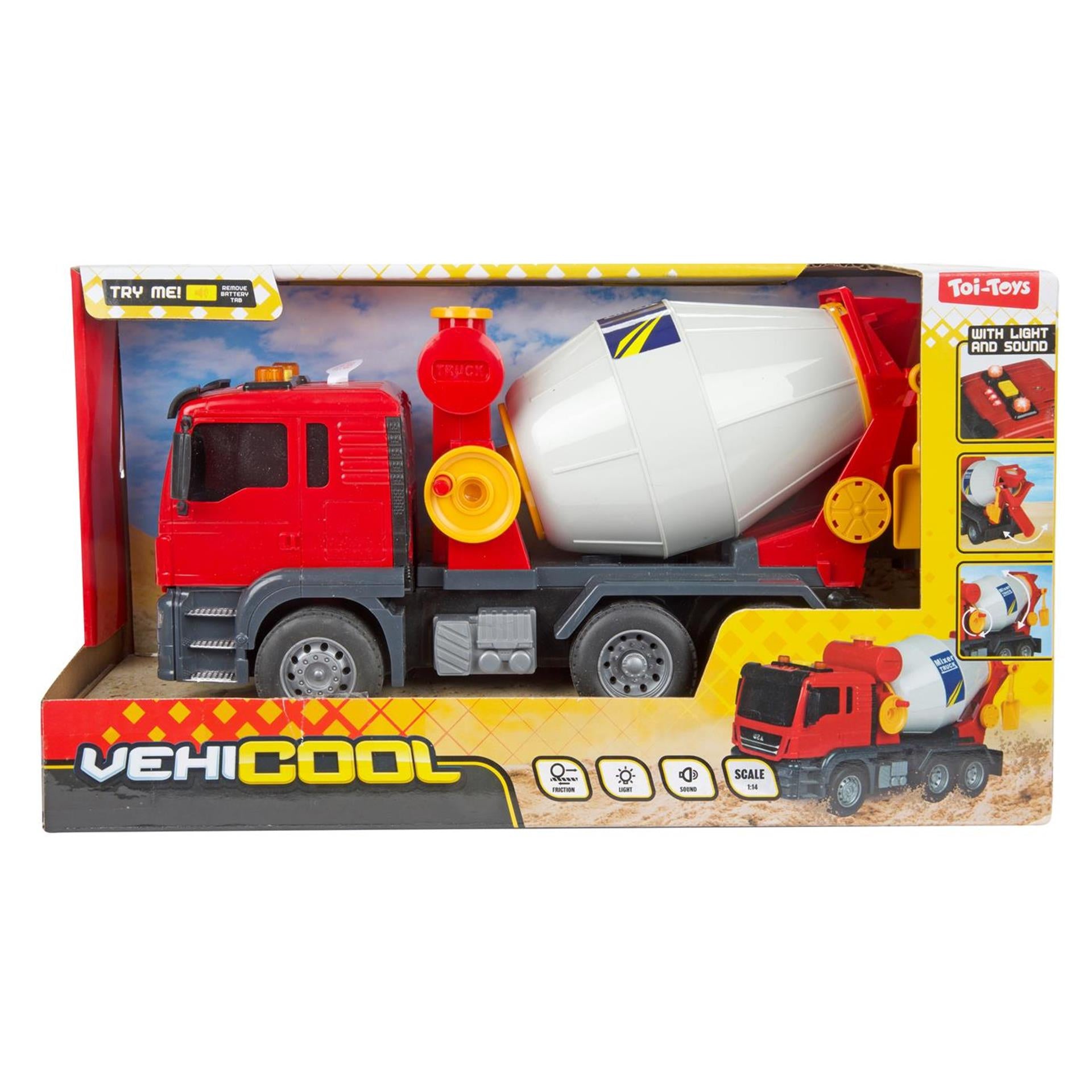 Toi-Toys - Toi-Toys Vehicool betonwagen - 26cm