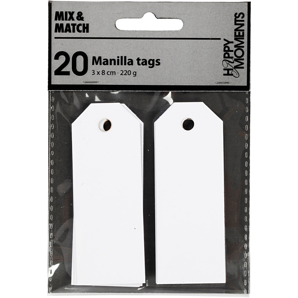 Creativ Company - Creativ Company Https://www.cchobby.nl/manilla-labels-afm-3x8-cm-220-gr-wit-20-stuk-1-doos