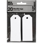 Creativ Company - Creativ Company Https://www.cchobby.nl/manilla-labels-afm-3x8-cm-220-gr-wit-20-stuk-1-doos