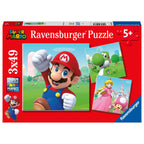 Ravensburger - super mario puzzel 3x49st.