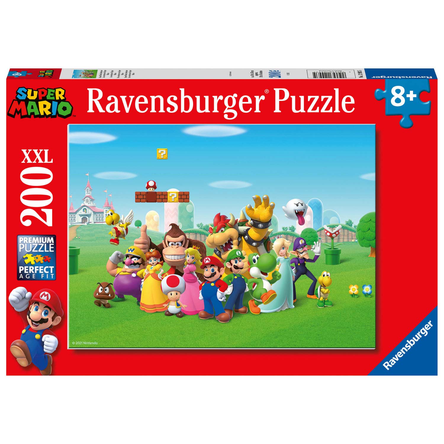Ravensburger - super mario puzzel 200 stuks xxl