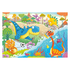 Ravensburger - puzzel lievelingsdino's - twee puzzels - 12 stukjes - kinderpuzzel
