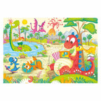 Ravensburger - puzzel lievelingsdino's - twee puzzels - 12 stukjes - kinderpuzzel