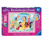 Ravensburger - disney princess glitterpuzzel 100st. xxl
