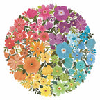 Ravensburger round puzzle circle of colors flowers - legpuzzel - 500 stukjes